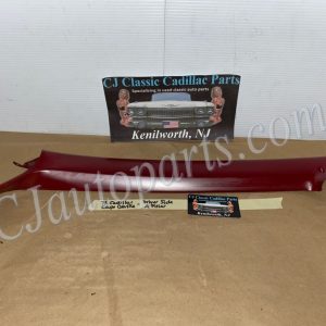 OEM 1971 1972 1973 1974 1975 1976 Cadillac Coupe Deville Eldorado Calais LEFT INTERIOR FRONT WINDSHIELD A PILLAR TRIM MOLDING RED